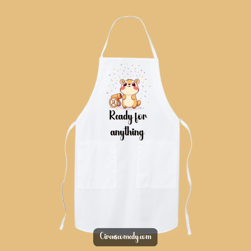 Funny Confetti Surprise Animal Apron, Hilarious Kitchen Accessory for Party Chefs