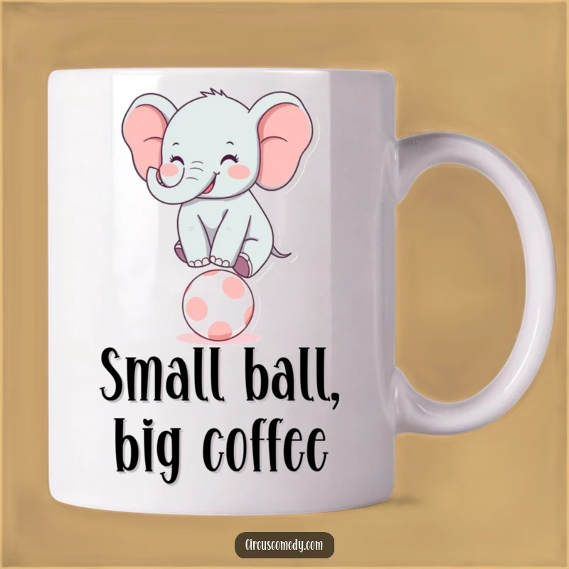 Funny Elephant Balancer Mug: A Joyful Gift for Circus and Animal Lovers