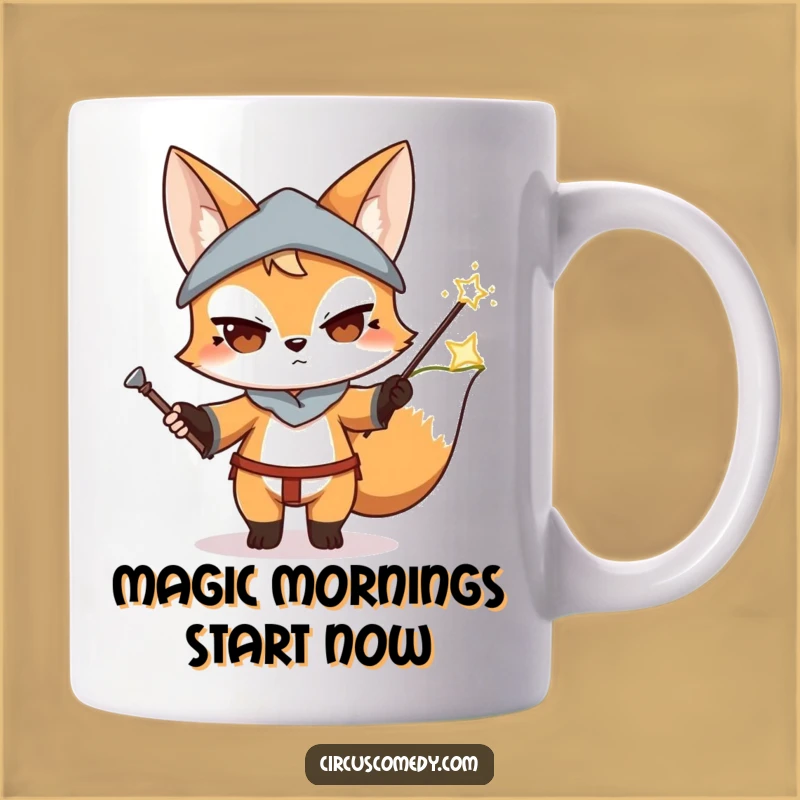 Funny Fox Magician Mug: A Magical Gift for Illusion and Animal Lovers