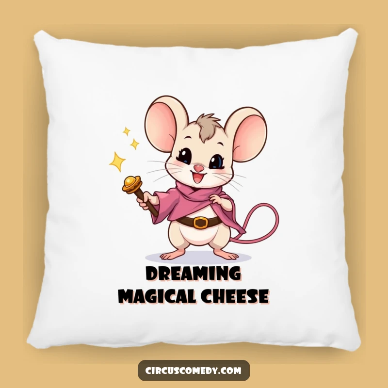 Funny Magic Mouse Pillow - Cozy & Hilarious Illusionist Accent Gift