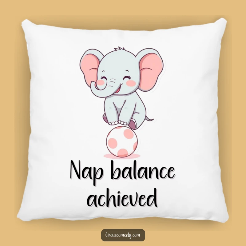Funny Elephant Balancer Pillow: Cozy and Hilarious Home Accent