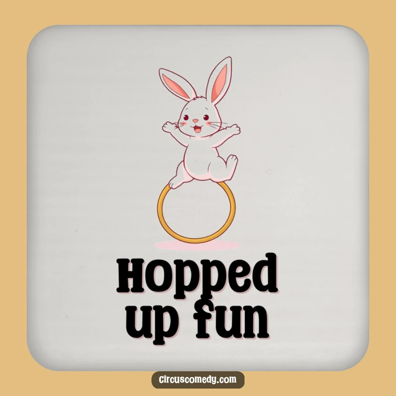 Funny Rabbit Jump Coaster - Athlete Drink Protection Gift