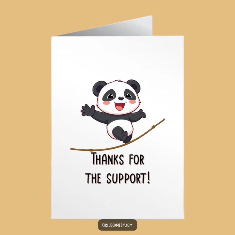 Free Printable Thank You Card: Panda's Gratitude Walk, Thoughtful Downloadable Gift!