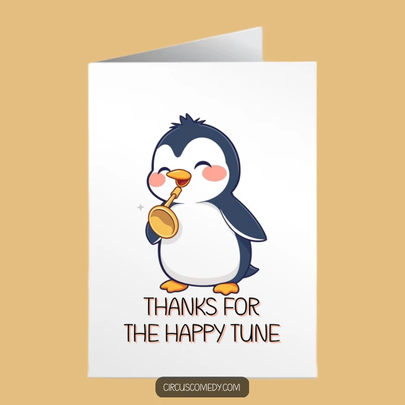 Free Printable Penguin Thank You Card: A Humorous Downloadable Gift of Gratitude