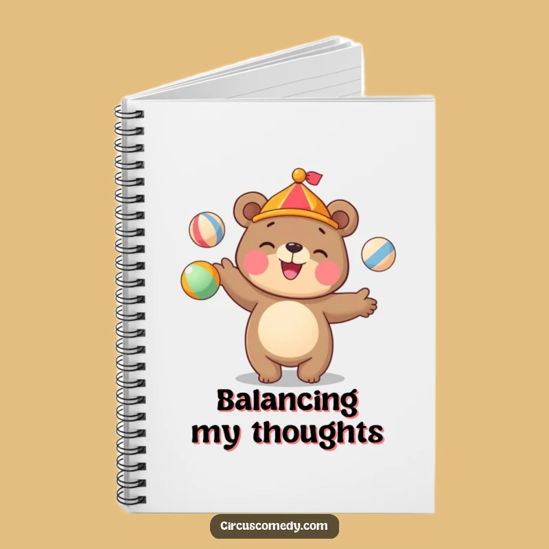 Funny Bear Juggling Notebook: Plan Your Act, Hilarious Funny Gift