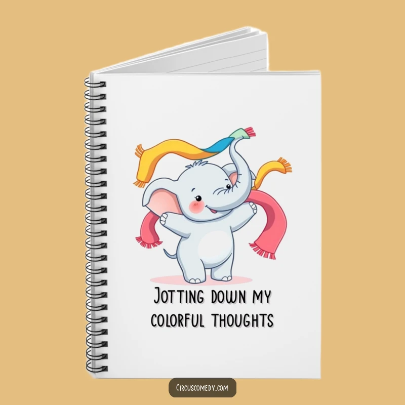 Funny Elephant Juggling Notebook: Capture Your Circus of Ideas, Gift!