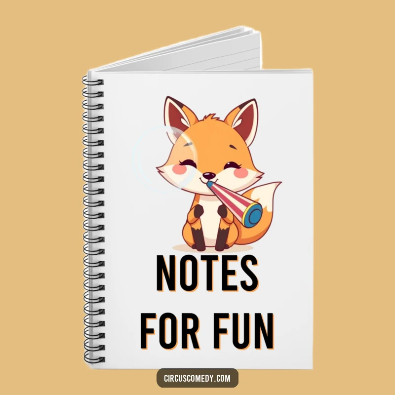 Funny Fox Bubble Notebook: Cheerful Ideas & Hilarious Journal
