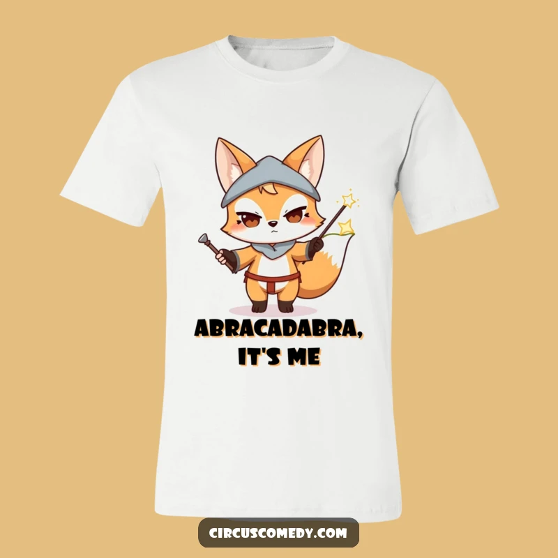 Funny Fox Magician T-Shirt: Hilarious Top for Tricksters and Fox Fans