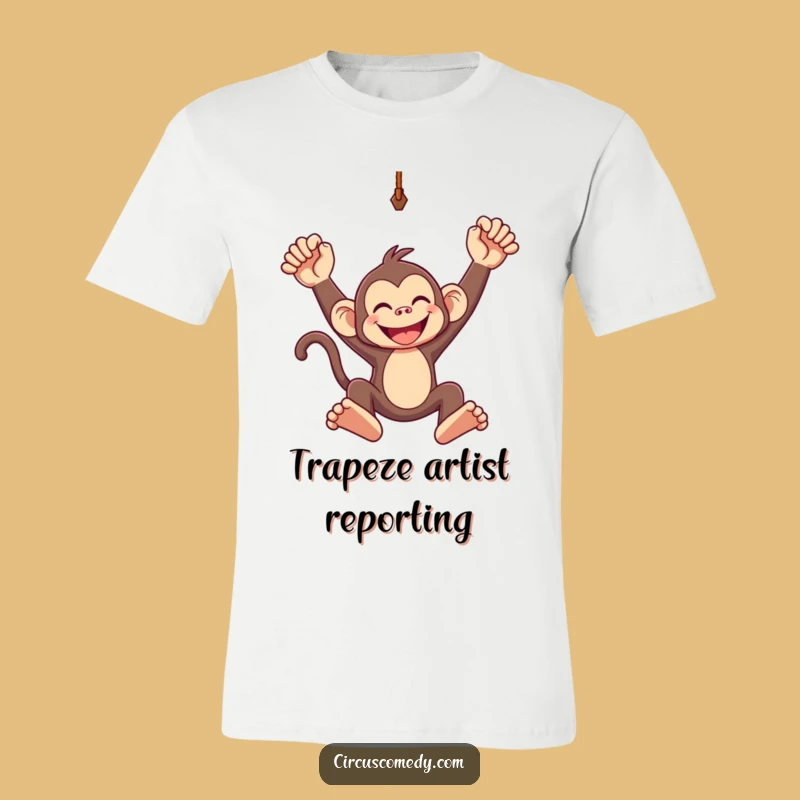 Funny Monkey Trapeze T-Shirt: Unleash Your Fun Side, Hilarious Gift!